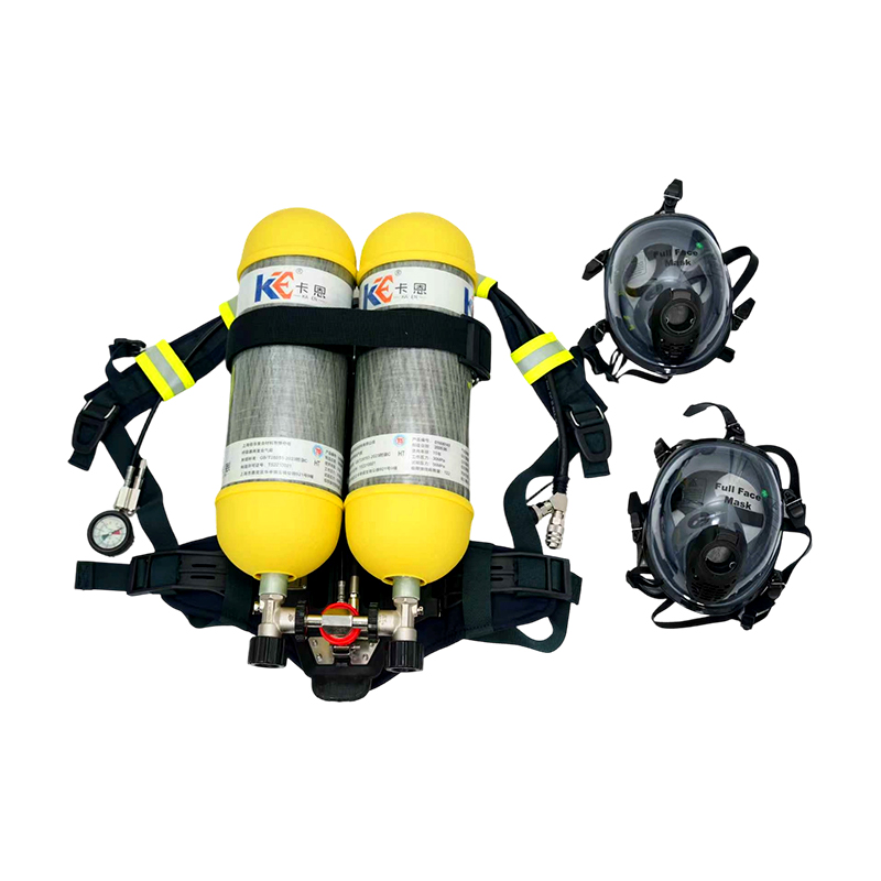 Dvojvalcový pretlakový dýchací prístroj z uhlíkových vlákien RHZK-6,8L